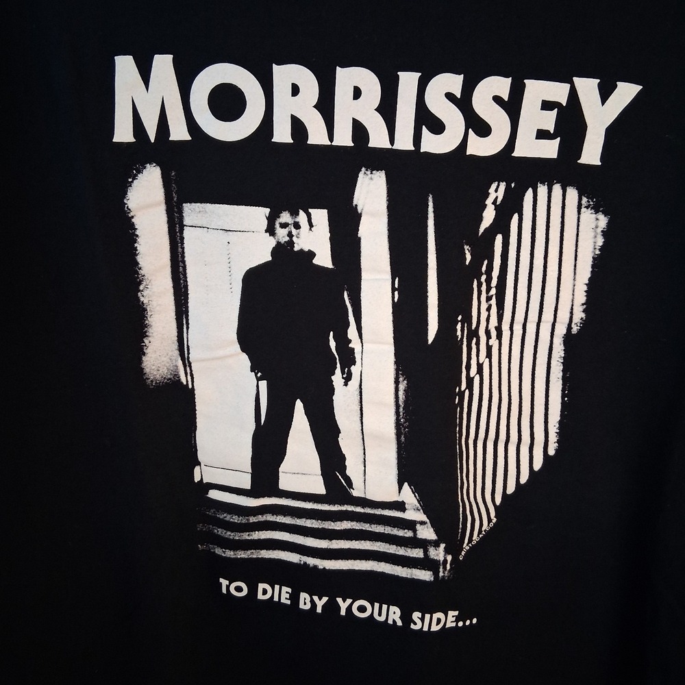 Morrissey "To Die By Your Side " Graphic Black Unisex Size 3XL T Shirt